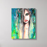 Beautiful Woman Abstract Portrait Fantasy Art