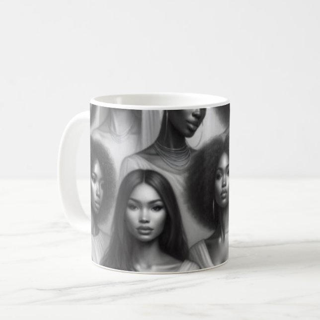 Beautiful Woman  Coffee Mug (Front Left)