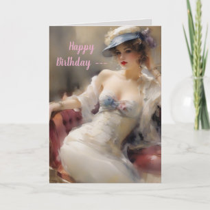 BEAUTIFUL WOMAN INSIDE AND OUT BIRTHDAY CARD