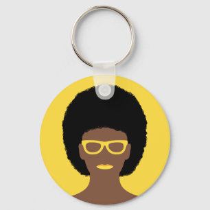 Beautiful Woman Key Ring