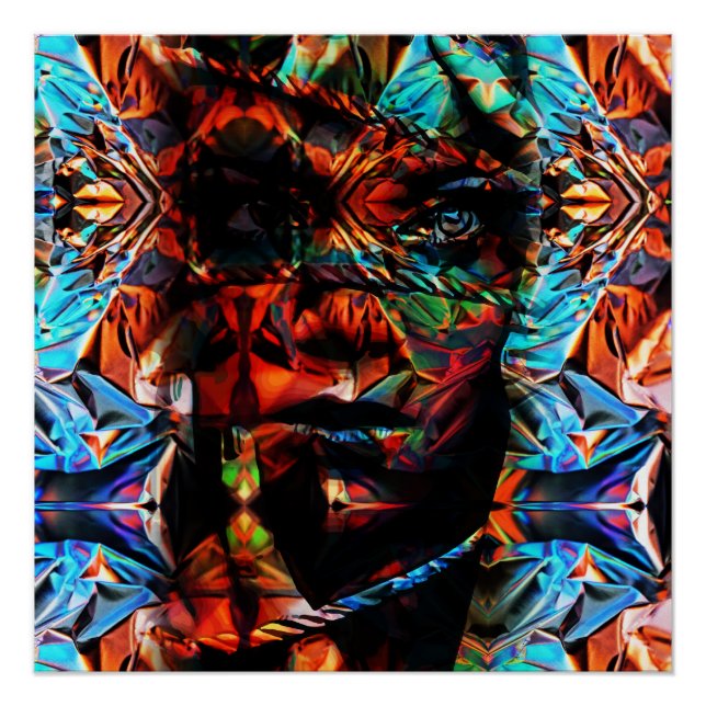 Beautiful woman tied with ropes poster (Front)