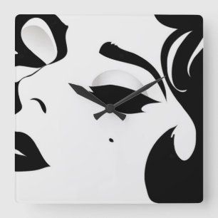 Beautiful Woman Wall Clock
