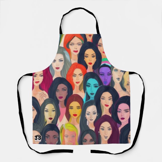 Beautiful Women Apron (Front)