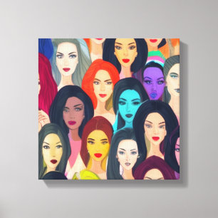 Beautiful Women Canvas Print