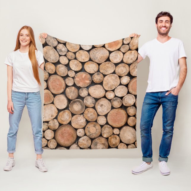 beautiful wood fleece blanket (In Situ)
