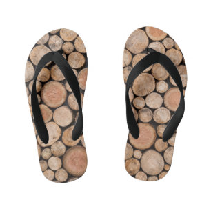 beautiful wood kid's jandals