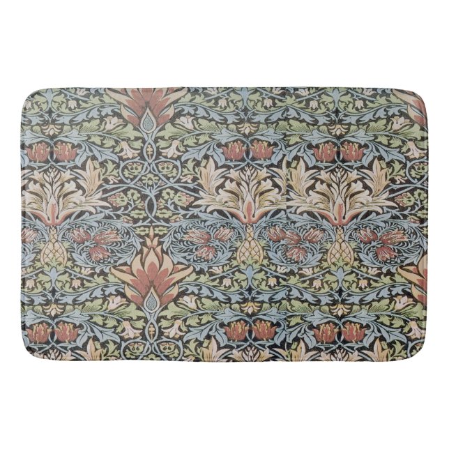 Beautiful work of William Morris,Art Nouveau,Beaut Bath Mat (Front)