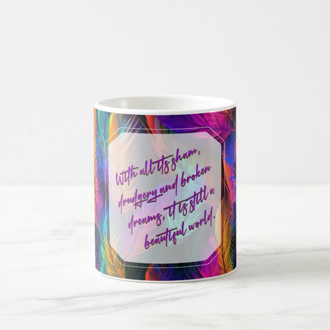 Beautiful World Coffee Mug (Center)