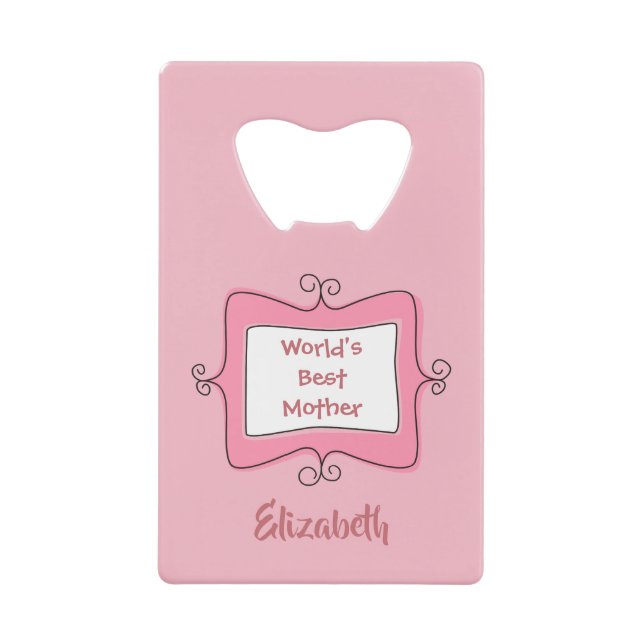 Beautiful Worlds Best Mother Pink (Front)