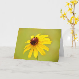 Beautiful Yellow Flower Art Note Card