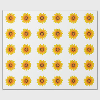 Beautiful Yellow Gazania Flower Gift Wrap