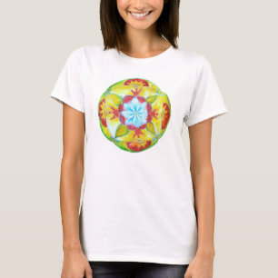 Beautiful Yellow mandala Art T-Shirt