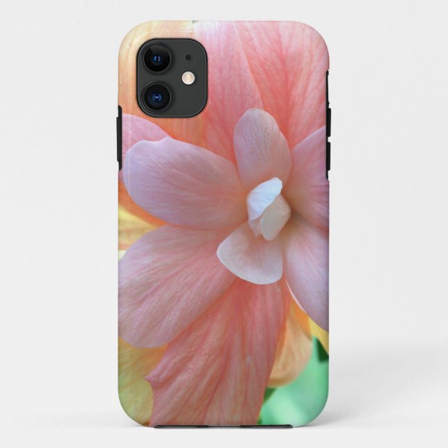 Beautiful Yellow, Orange & Pink Hibiscus Flower Case-Mate iPhone Case (Back)