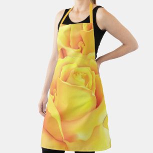 Beautiful Yellow Rose Apron