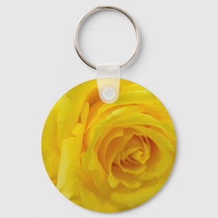 beautiful yellow rose flower photography key ring
