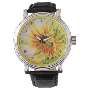 Beautiful Yellow Sunflower Watch