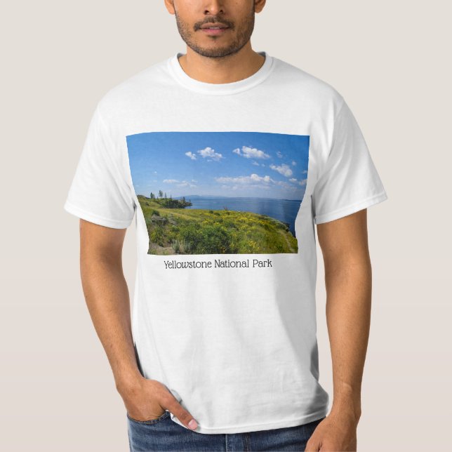 Beautiful Yellowstone Lake T-Shirt (Front)