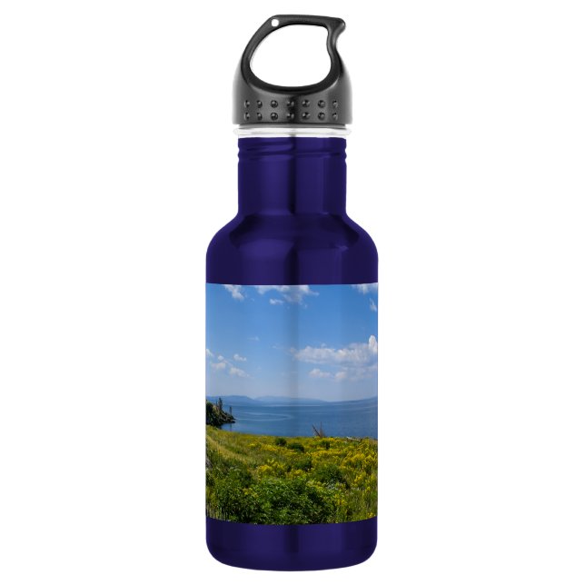 Beautiful Yellowstone Lake Water Bottle (Front)