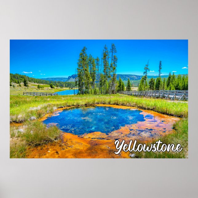 Beautiful Yellowstone National Park, United States Poster (Front)