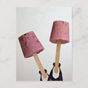 Beautiful Yogurt pops Postcard
