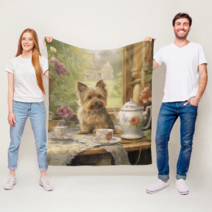 Beautiful Yorkie Fleece Blanket