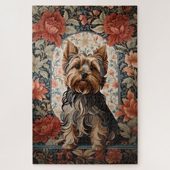 Beautiful Yorkie | Yorkshire Terrier Portrait Jigsaw Puzzle (Vertical)