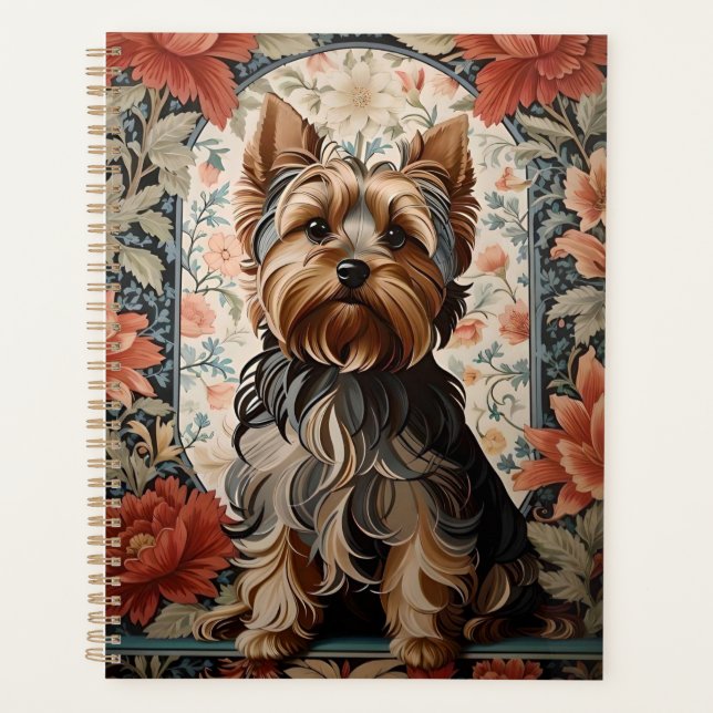 Beautiful Yorkie | Yorkshire Terrier Portrait Planner (Front)