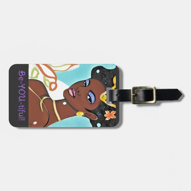 Beautiful you Luggage Tag (Front Horizontal)