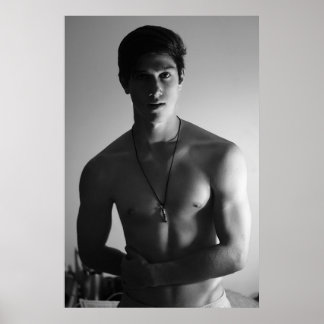 Beautiful Young Man Poster