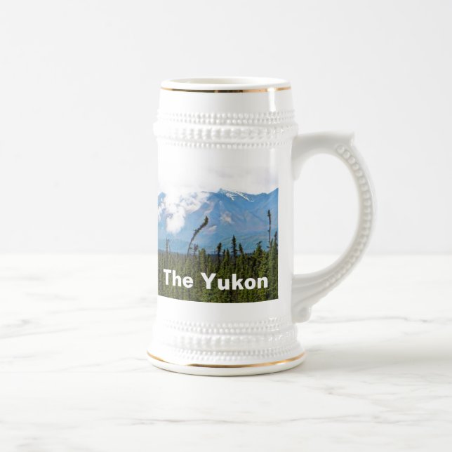 Beautiful Yukon Beer Stein (Right)