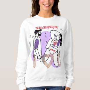 Beautiful zazzer t-shirt design for Valentine's Da Sweatshirt