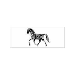 Beautiful Zebra Horse Thunder_Cove Rubber Stamp