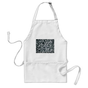 Beautiful Zebra Web of Black and White Stripes.JPG Standard Apron
