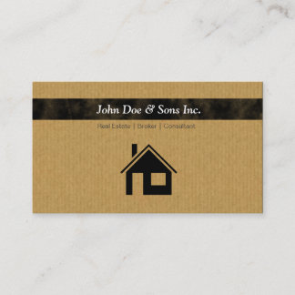 Beautifull Real Estate Broker icon Business Card