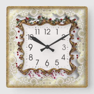 Beautifull Square Wall Clock