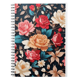 Beautifully Crafted Floral Binder Notebook