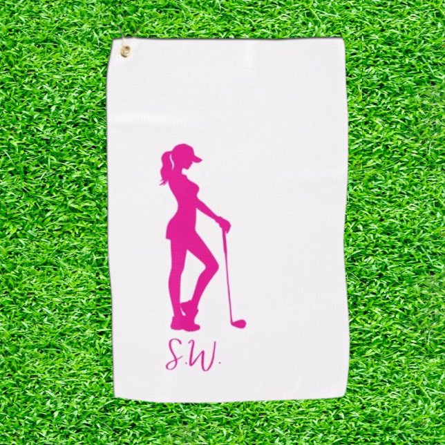  beautifully crafted lady golf towel (Elegance Meets the Fairway.)