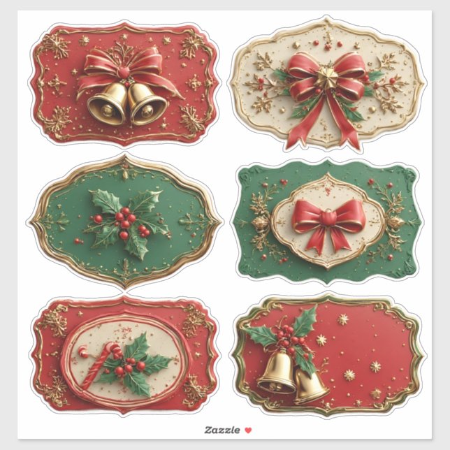 Beautifully designed Christmas cookies (Sheet)