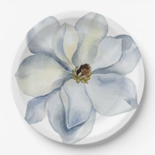 Beautifully Hand Painted Wild Flower Paper Plate