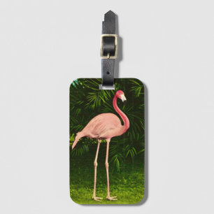 Beautifully Pink Flamingo Luggage Tag