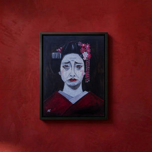 Beautifully Sad Painting by Alfred Fox Canvas Print