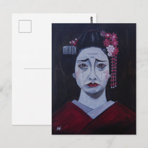 Beautifully Sad Painting by Alfred Fox Postcard