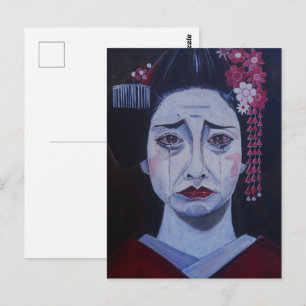 Beautifully Sad Painting by Alfred Fox Postcard