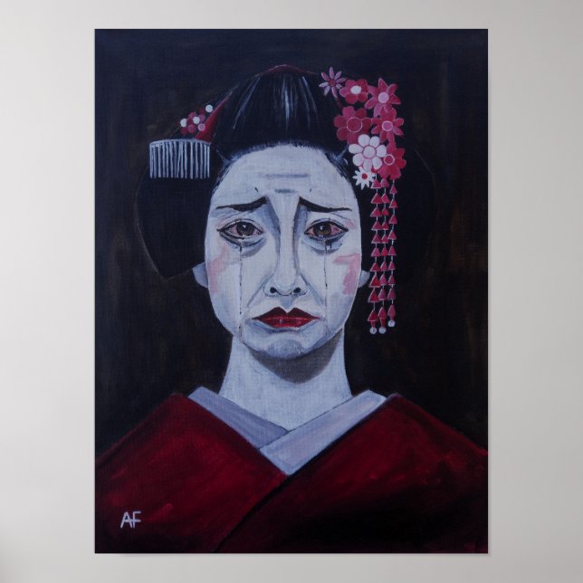 Beautifully Sad Painting by Alfred Fox Poster (Front)