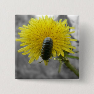 Beautifully Scary: Rolie Polie Flower 15 Cm Square Badge