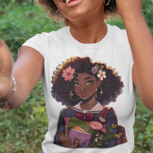 Beautifully Smart African-American Student Tri-Blend Shirt