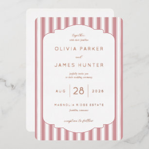 Beautifully Toast You at Ceremony Pink Vintage Ser