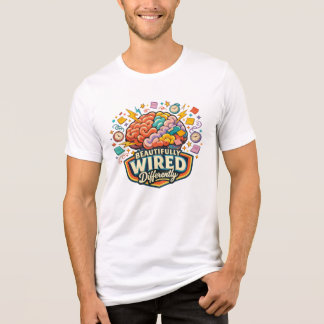 Beautifully Wired Differently Neurodivergent ADHD Tri-Blend Shirt