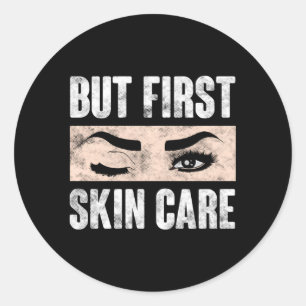 Beauty Aesthetician Skin Care Classic Round Sticker