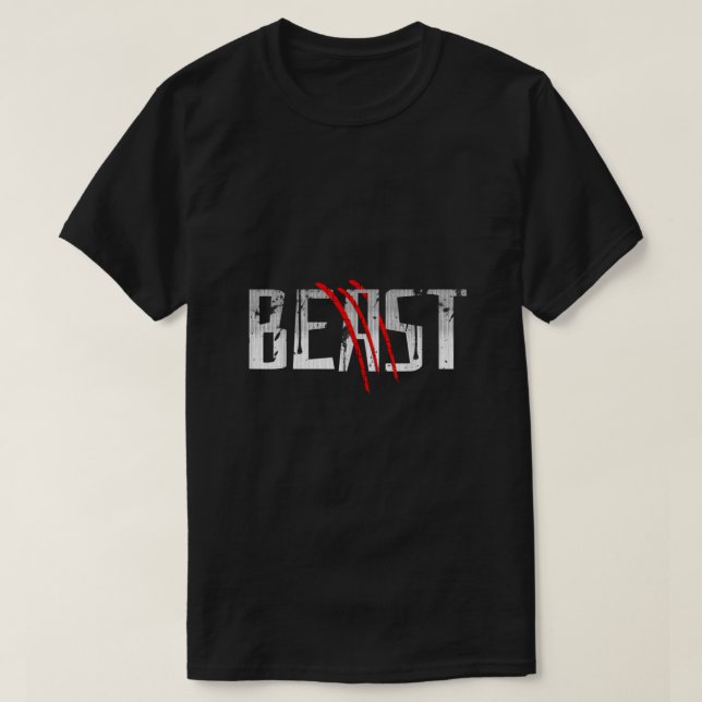 Beauty And Beast Matching Couples  T-Shirt (Design Front)